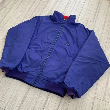 80s 파타고니아 쉘드 신틸라 XL 사이즈 파랑 보라색 삼각형 택