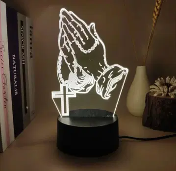 플레이 핸드 인테리어 LED 네온사인 조명 치카노 로우라이더