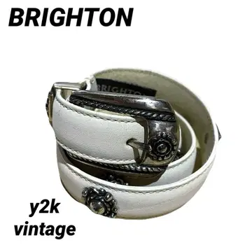 BRIGHTON vintage 콘초 벨트 가죽 y2k 헤이세이 00s