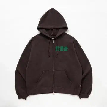 TTTMSW 브라운 지퍼 후드티 L 사이즈