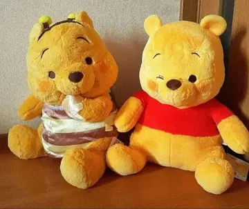 [ 곰돌이 푸 ] 초초 BIG 봉제 인형 배부른 꿀벌 윙크