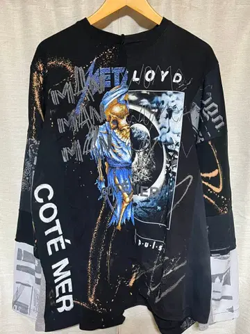 cote mer 재구축 리메이크 도킹 밴딩 T셔츠