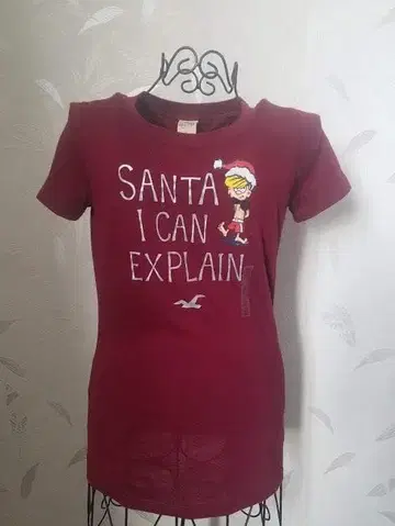 T2 홀리스터 산타가 귀여운 티셔츠