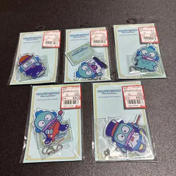 산리오 40주년 한교동 아크릴 스탠드 키링 5개 정가 총액 4400엔