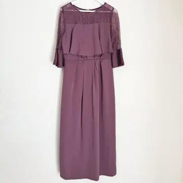 원피스 레이스 절개 롱 원피스 포멀 아사쿠라