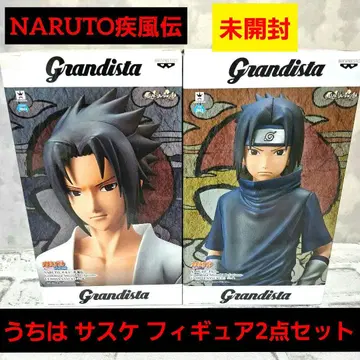 나루토 질풍전 그란디스타 우치하 사스케 피규어 2개 세트 미개봉