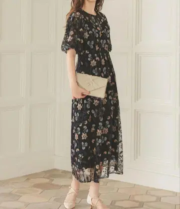 돌리돌 블루미 플라워 드레스 포멀 파티