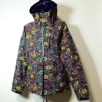 보헤미안 모자이크 플라워 마운틴 파카 M 꽃무늬 자켓