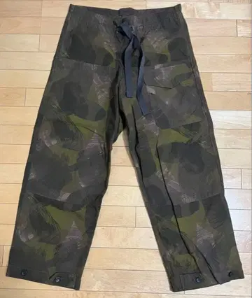 sus-sous mk-0 9 러쉬 스트로크 카모 카고 팬츠 영국