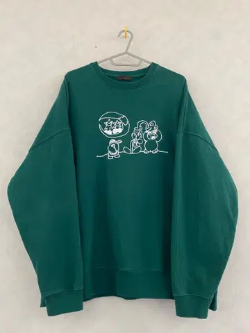 Daisuke Kondo x unico 맨투맨 프리 사이즈 콘도 다이스케