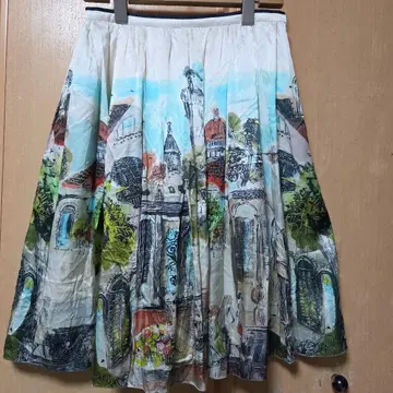 더블 스탠다드 클로징 덥스타 패턴 스커트 38