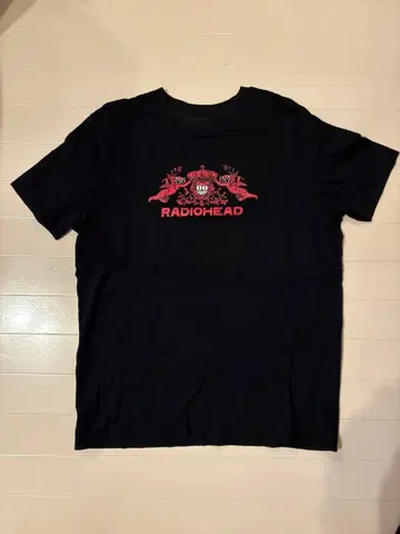 RADIOHEAD T셔츠 블랙 그래픽