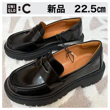 유니클로C 컴필터치 로퍼 블랙 22.5