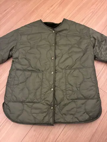 SLOBE IENA 리버서블 퀼팅 블루종