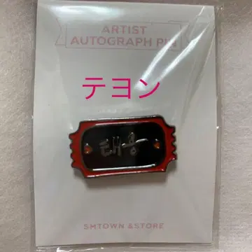 NCT 핀 배지 한글 태용