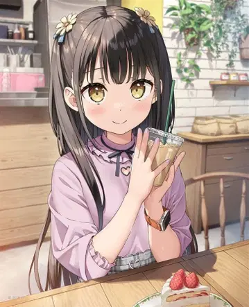 5년째의 방과후 칸토쿠 나기사 쇼트 케이크 F3 사이즈 캔버스 아트