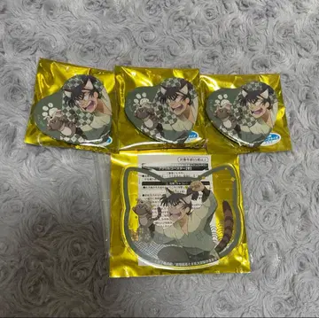 닌타마 란타로 식만류삼랑 아크릴 코스터 캔뱃지 난자