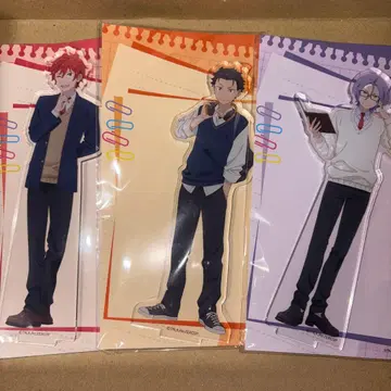 리제로 이세계 학원 생활 아크릴 스탠드 스바루 라인하르트 율리우스 세트