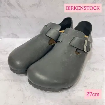 새상품급 버켄스탁 런던 오일드 가죽 블랙 42 27cm