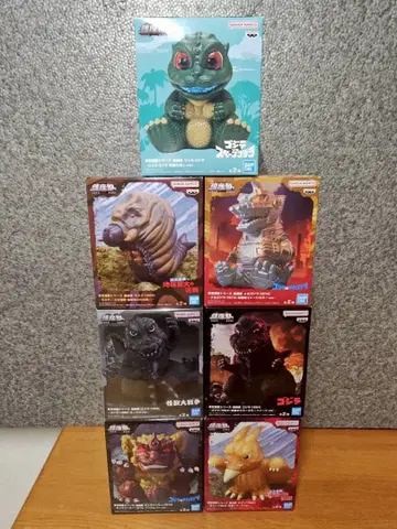 진좌수(고질라) 7체 묶음 판매 도호 괴수 시리즈 진좌수