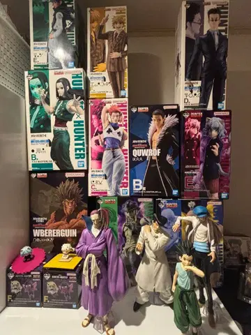 헌터헌터 제일복권 묶음 판매 16점