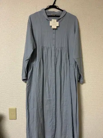 사만사 모스모스 [ Cross Linen ] 숄카라 원피스 M 사이즈