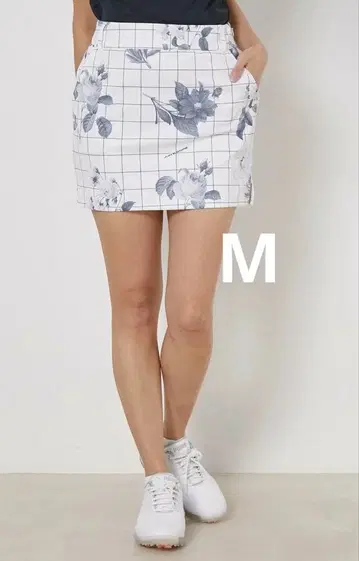 [ M ] 준 & 로페 스커트 접촉 냉감 플로럴 프린트 타이트 스커트