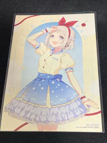 학원 아이돌 마스터 혜택 라메 엽서 카츠라기 리리야