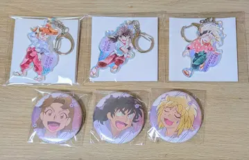 닌타마 란타로 오로라 아크릴 키링 백면상 캔뱃지