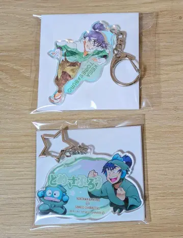 닌타마 란타로 아크릴 키링 식만류삼랑