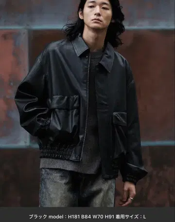 WYMLIDNM ARTIFICIAL GRAIN SHORT BLOUSON
