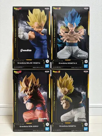 드래곤볼 Grandista 피규어 4개 세트 미개봉 새상품 일괄 판매
