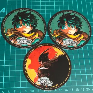 히로아카 원화전 카페 코스터 미도리야 올마이트