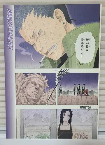 2015년 NARUTO 전개 명장면 포스터 시카마루 [ 정품 ]