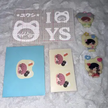 nct wish 다님 유우시 응원봉 스티커 키링