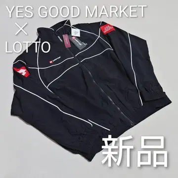 [ 새상품 ] YES GOOD MARKET LOTTO 나일론 블루종