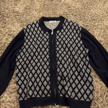 ttt_msw 지퍼 맨투맨 L 네이비 컬러