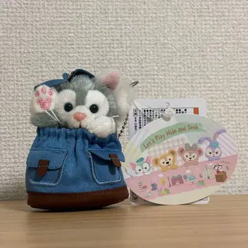 택 포함 새상품 젤라토니 숨바꼭질 봉제 인형 키링 스트랩