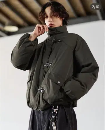 Bleme 파이어맨 볼륨 충전솜 블루종 카키