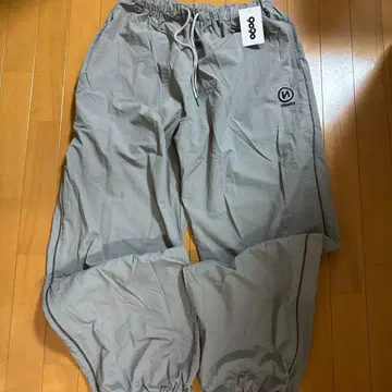 9090 N 로고 사이드 집 나일론 팬츠 XL 그레이