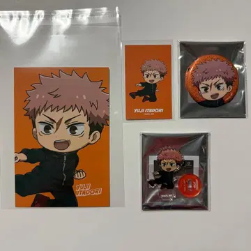 이타도리 유우지 AMNIBUS 아크릴 스탠드 캔뱃지 점프 페스타 주술회전