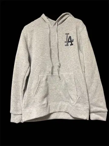 미사용 새상품 LA 로고 그레이 맨투맨 후드티 & 팬츠 세트 S 사이즈