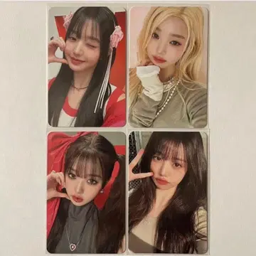 IVE 원영 I'VE MINE 4형태 봉입 트레이딩 카드 4장 컴프