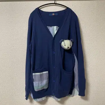 핑크하우스 PINK HOUSE 가디건 곰 테디베어