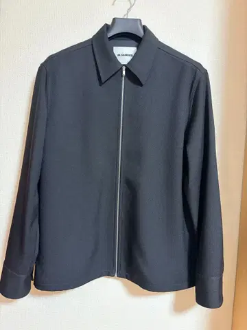 질샌더 24AW 집업 블루종 블랙 사이즈 46