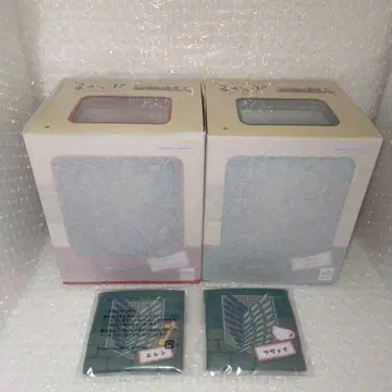 진격의 거인 엘렌 리바이 룩업 피규어 좌탁 특전