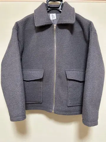 미사용 새상품 지퍼 블루종