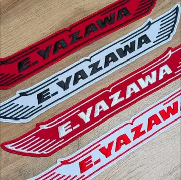 BIG BOSS PATCH 야자와 에이요시 다리미 자수 와펜 깃털 로고