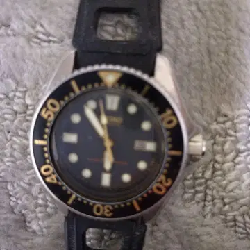 SEIKO 다이버 워치 블랙
