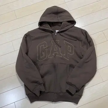 GAP 보아 안감 집업 후드티 인기 완판템 브라운 S 로고 후드티